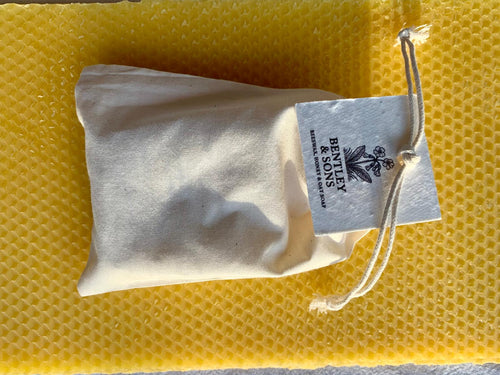 Beeswax, honey and oat soap bar handcrafted in Donegal